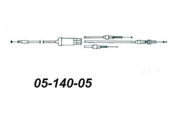 Gasswire Ski-Doo Dobbel Inj. 414862700 OEM: 414811500 414859500 414862700 